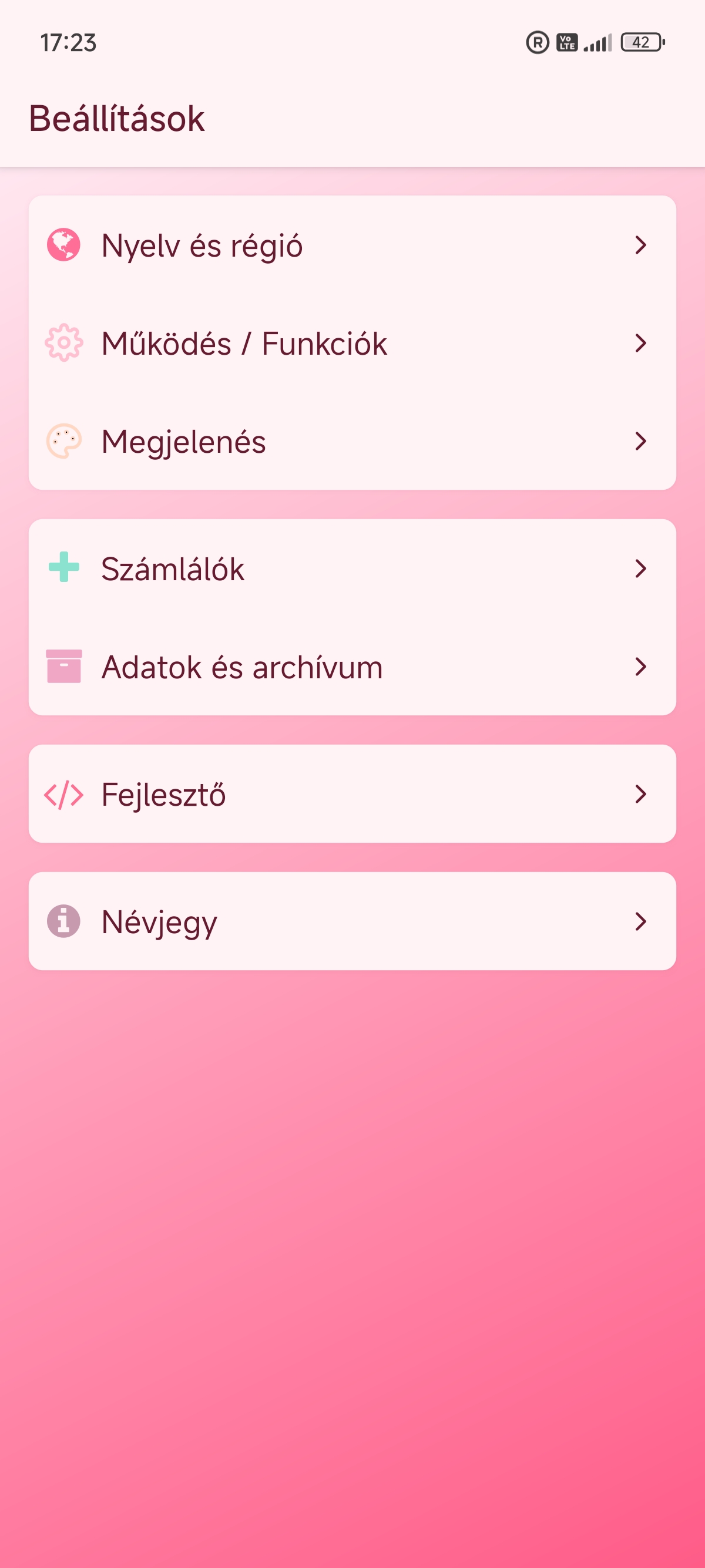 Clicker mobilalkalmazás előnézet
