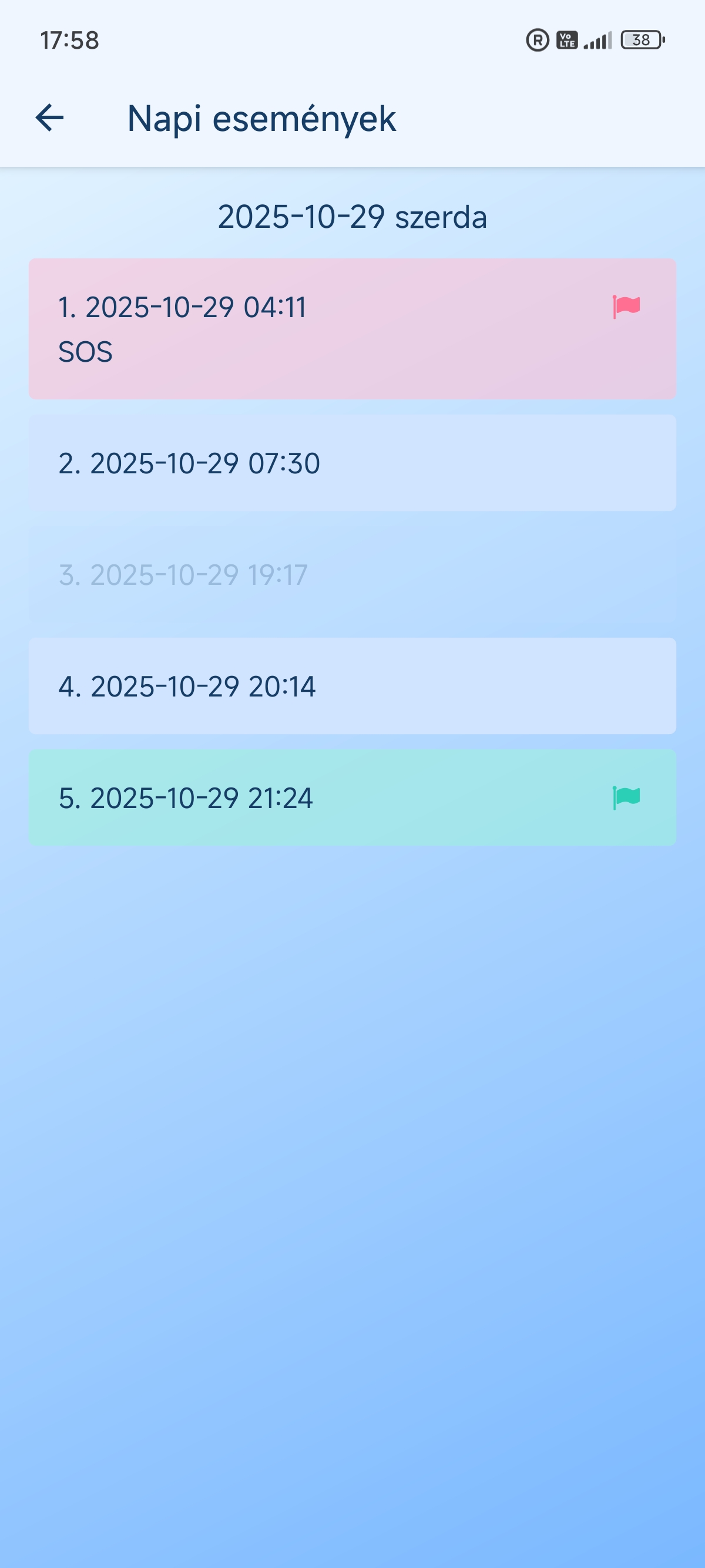 Clicker mobilalkalmazás előnézet